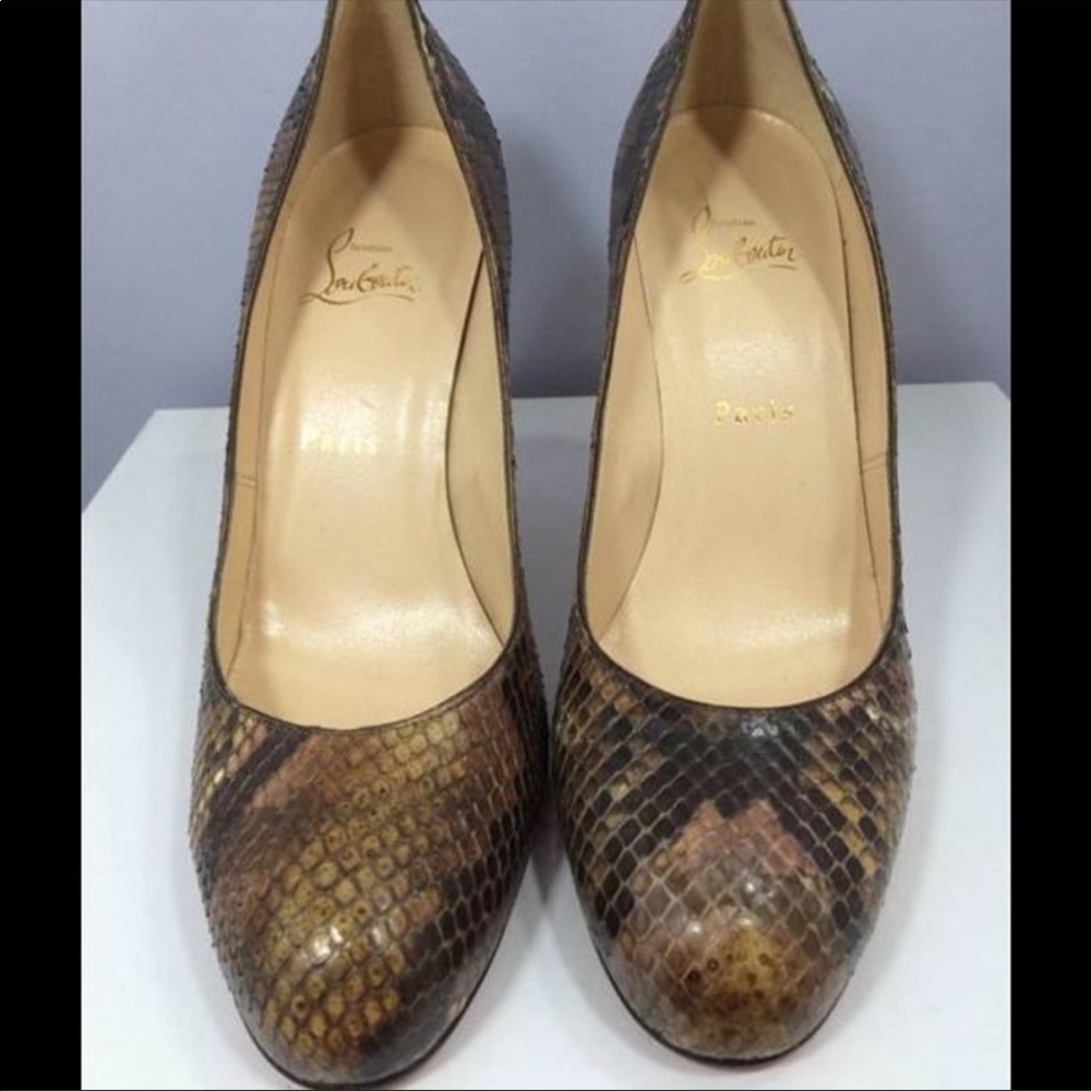 Christian Louboutin Python Pumps - Picture 4 of 4